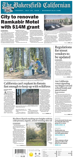 Cover of The Bakersfield Californian