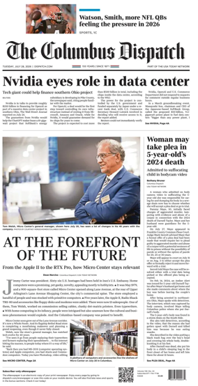 Cover of The Columbus Dispatch