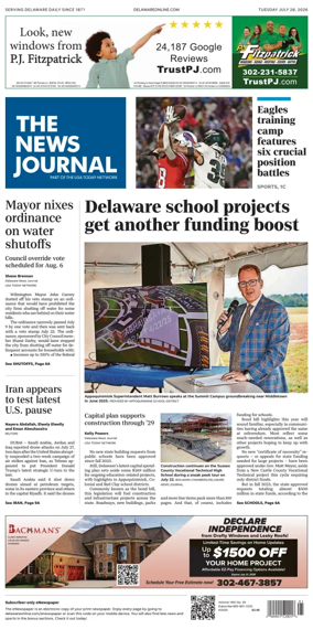 Cover of The News Journal