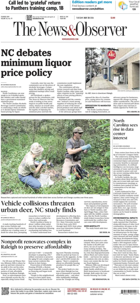 Cover of The News & Observer