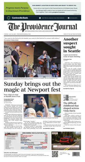 Cover of The Providence Journal
