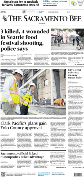 Cover of The Sacramento Bee