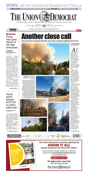 Cover of The Union Democrat