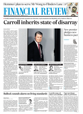 Cover of The Australian Financial Review