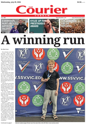 Cover of The Cobram Courier