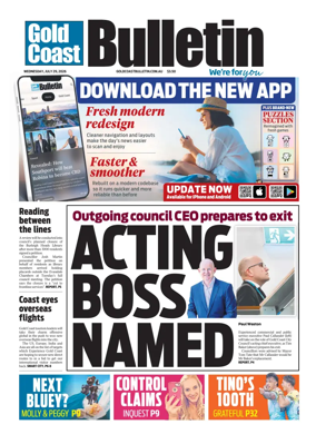 Cover of The Gold Coast Bulletin