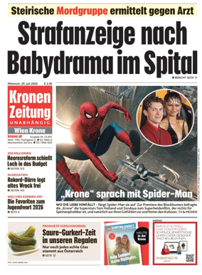 Cover of Kronen Zeitung