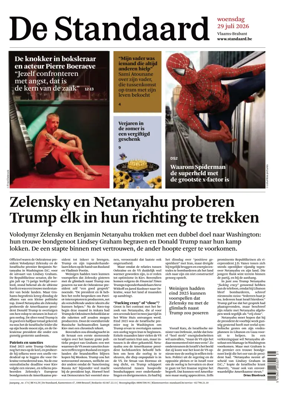 Cover of De Standaard