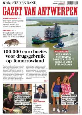 Cover of Gazet van Antwerpen Stad en Rand