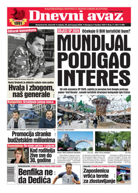 Cover of Dnevni avaz