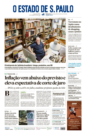 Cover of O Estado de S. Paulo