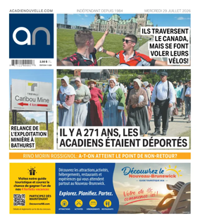 Cover of Acadie Nouvelle
