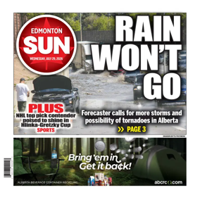 Cover of Edmonton Sun