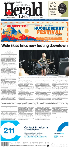 Cover of Lethbridge Herald