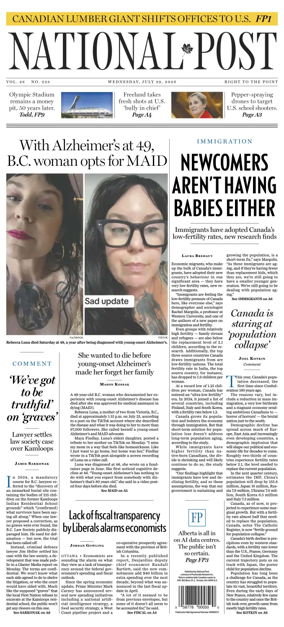 Cover of National Post - (Latest Edition)