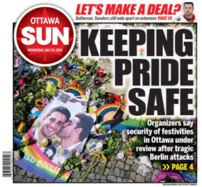 Cover of Ottawa Sun