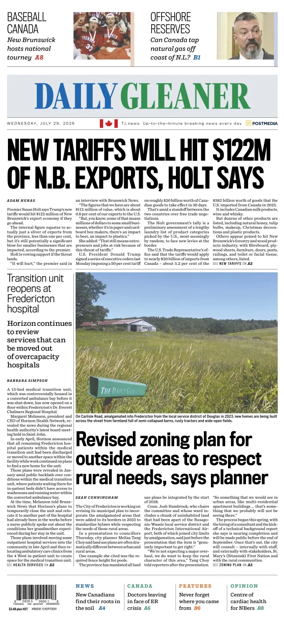 Cover of The Daily Gleaner