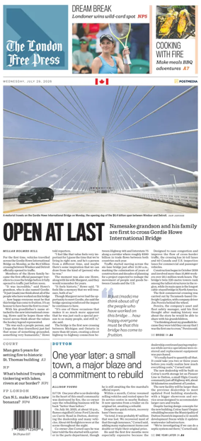 Cover of The London Free Press