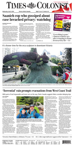 Cover of Times Colonist