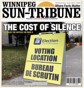 Cover of Winnipeg Sun