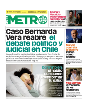 Cover of Publimetro Chile