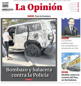 Cover of La Opinion