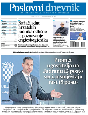 Cover of Poslovni Dnevnik