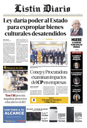 Cover of Listin Diario