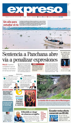 Cover of Diario Expreso