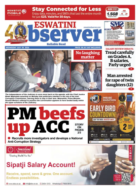 Cover of Eswatini Observer