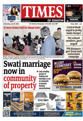 Cover of Times of Eswatini