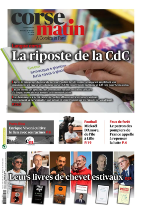 Cover of Corse Matin