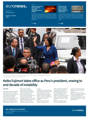 Cover of EuroNews (English Edition)