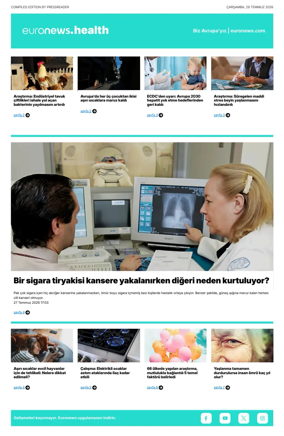 Cover of Euronews Health (Turkish) Compiled Edition
