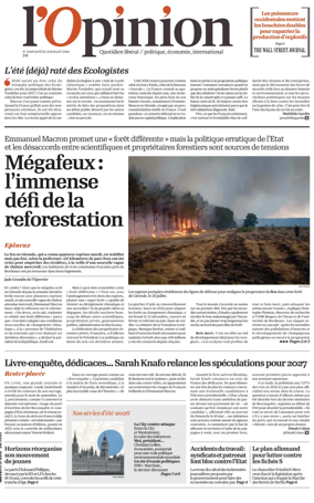 Cover of L'Opinion