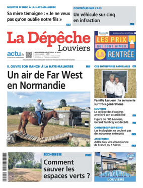Cover of La Depeche Louviers