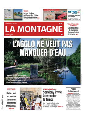 Cover of La Montagne (Vichy)