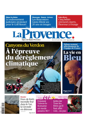 Cover of La Provence Alpes-de-Haute-Provence