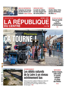 Cover of La Republique du Centre (Orleans - Loiret))