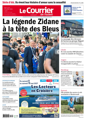 Cover of Le Courrier de l’Ouest (Cholet)