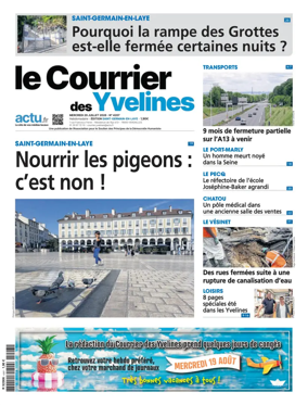 Cover of Le Courrier des Yvelines (Saint-Germain-en-Laye)