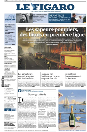 Cover of Le Figaro