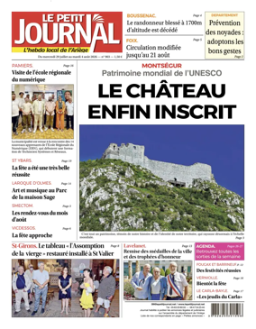 Cover of Le Petit Journal - L'hebdo local de l'Ariege