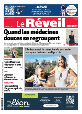 Cover of Le Reveil du Vivarais – edition Annonay