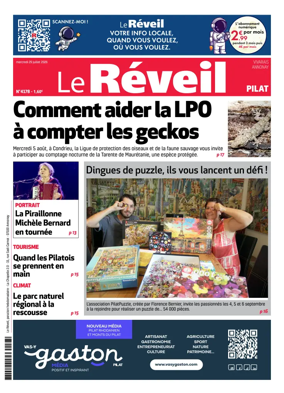 Cover of Le Reveil du Vivarais – edition Pilat
