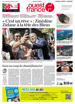Cover of Ouest-France (Lannion / Paimpol / Guingamp)