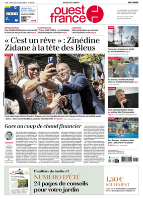 Cover of Ouest France (Mayenne)