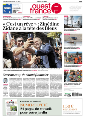Cover of Ouest France (Orne)
