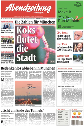 Cover of Abendzeitung Munchen