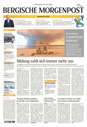 Cover of Bergische Morgenpost Wermelskirchen/Huckeswagen/Radevormwald